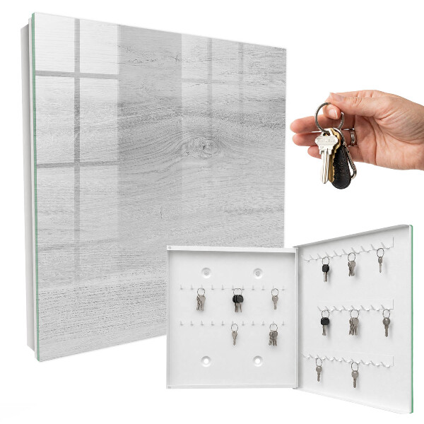 Armario para llaves de madera con patrones