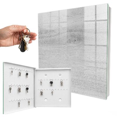 Armario para llaves de madera con patrones