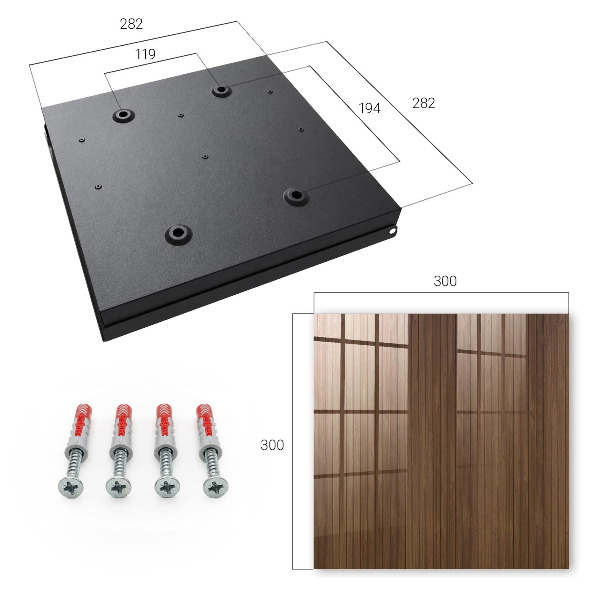 Caja para llaves de madera