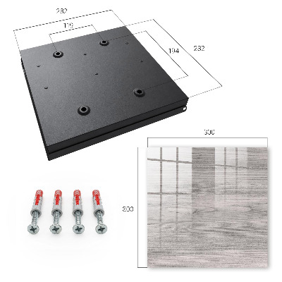 Caja para llaves de madera gris