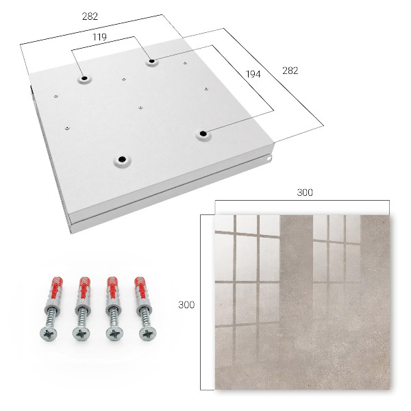 Caja para llaves con textura elegante