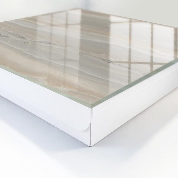 Caja para llaves diseño ondas beige
