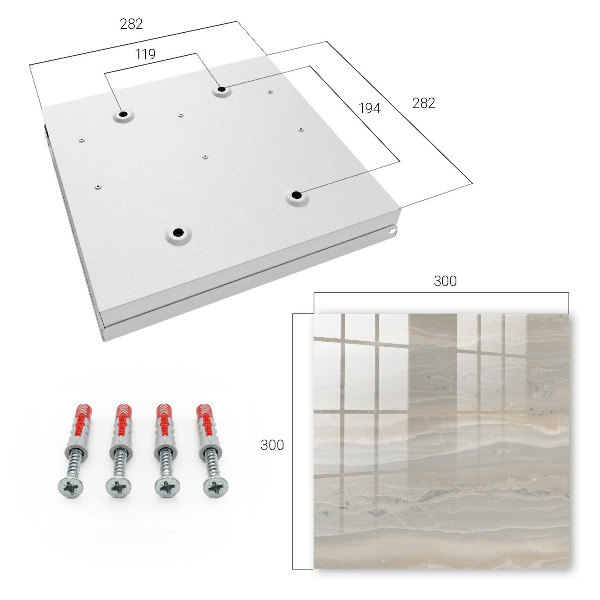 Caja para llaves diseño ondas beige