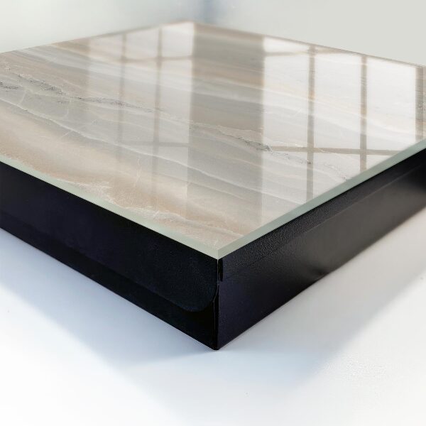 Caja para llaves diseño ondas beige