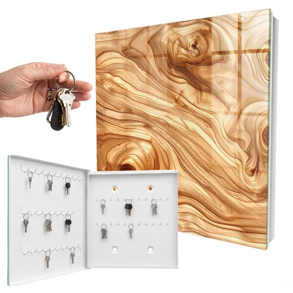 Armario para llaves de lana de madera