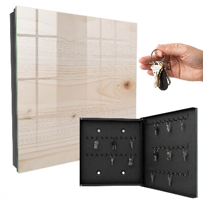 Caja para llaves con textura de madera