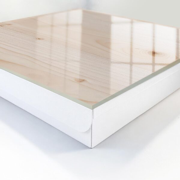 Caja para llaves con textura de madera