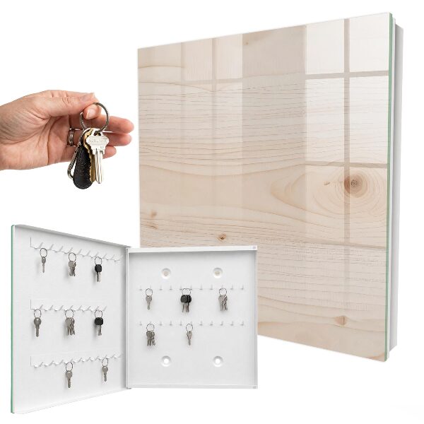 Caja para llaves con textura de madera