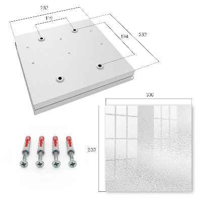 Caja para llaves con textura de piel clara