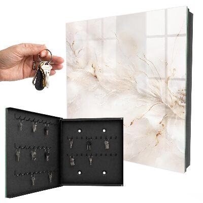 Caja para llaves diseño floral elegante