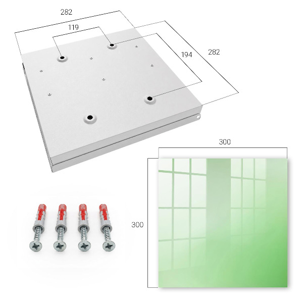 Caja para llaves diseño armonía verde