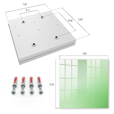 Caja para llaves diseño armonía verde
