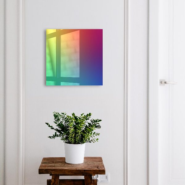 Caja para llaves con diseño de degradado de color