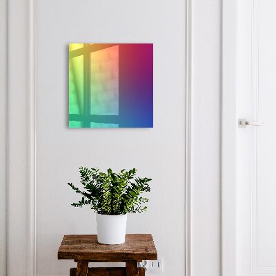 Caja para llaves con diseño de degradado de color