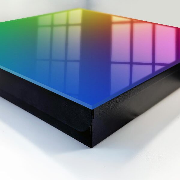 Caja para llaves con diseño de degradado de color