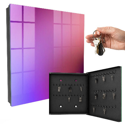 Caja para llaves con diseño de degradado de color