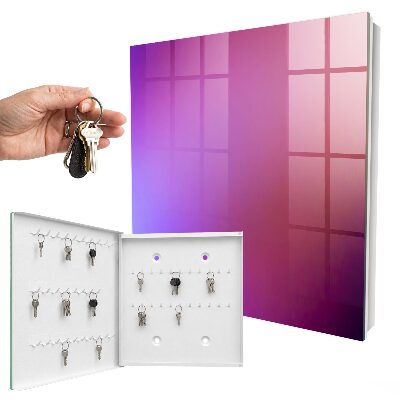 Caja para llaves con diseño de degradado de color