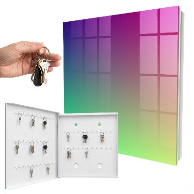 Armario para llaves con diseño de degradado de color