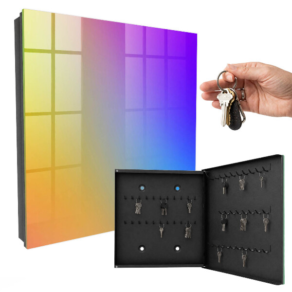 Armario para llaves con diseño de degradado de color