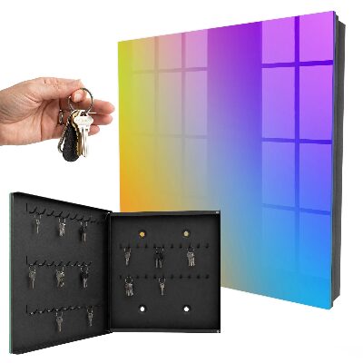 Armario para llaves con diseño de degradado de color