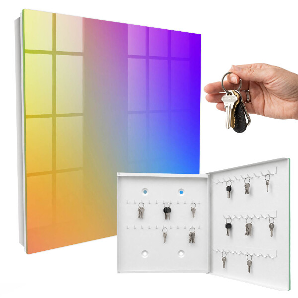 Armario para llaves con diseño de degradado de color
