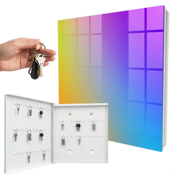 Armario para llaves con diseño de degradado de color