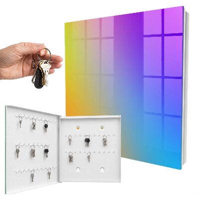 Armario para llaves con diseño de degradado de color