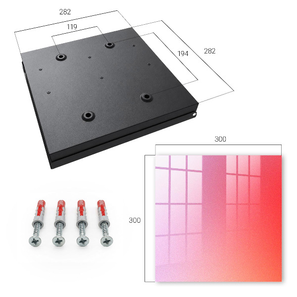 Caja para llaves en color niebla