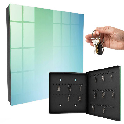 Caja para llaves con diseño de degradado de color