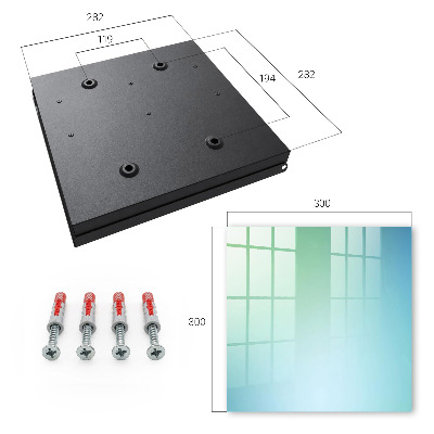 Caja para llaves con diseño de degradado de color