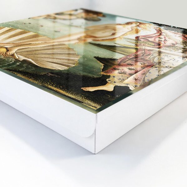 Caja para llaves con diseño de El nacimiento de Venus