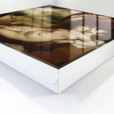 Caja para llaves con motivo artístico de Venus de Tiziano y el luthier