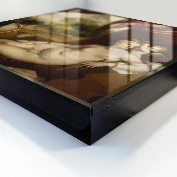 Caja para llaves con motivo artístico de Venus de Tiziano y el luthier