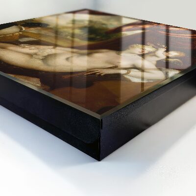 Caja para llaves con motivo artístico de Venus de Tiziano y el luthier