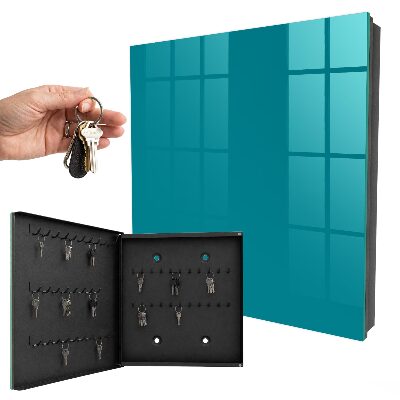 Caja para llaves en color turquesa fresco