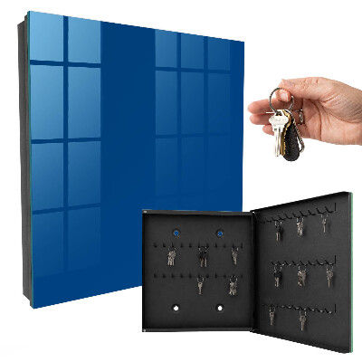 Caja para llaves de color azul oscuro