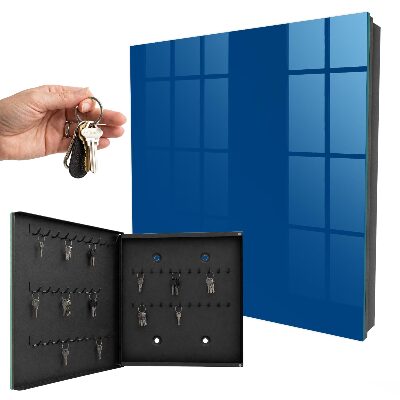 Caja para llaves de color azul oscuro