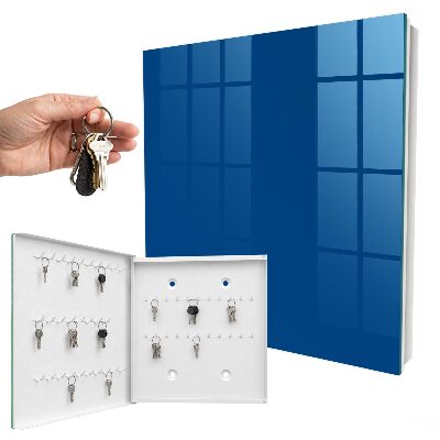 Caja para llaves de color azul oscuro