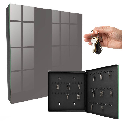 Caja para llaves gris oscuro
