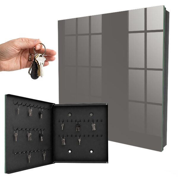 Caja para llaves gris oscuro