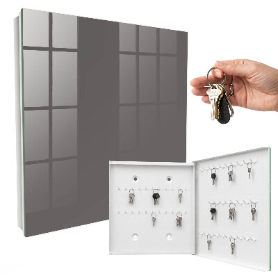 Caja para llaves gris oscuro
