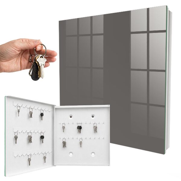 Caja para llaves gris oscuro