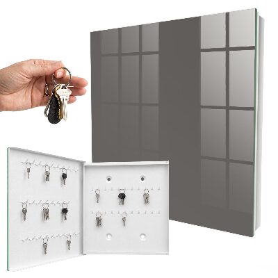 Caja para llaves gris oscuro