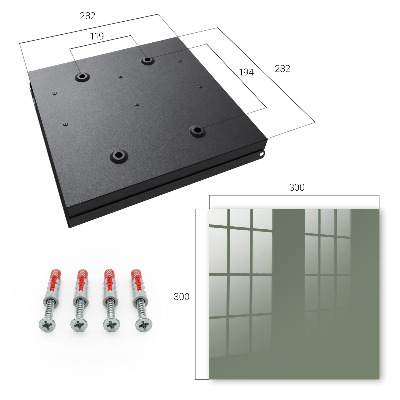 Caja para llaves en color salvia oscuro