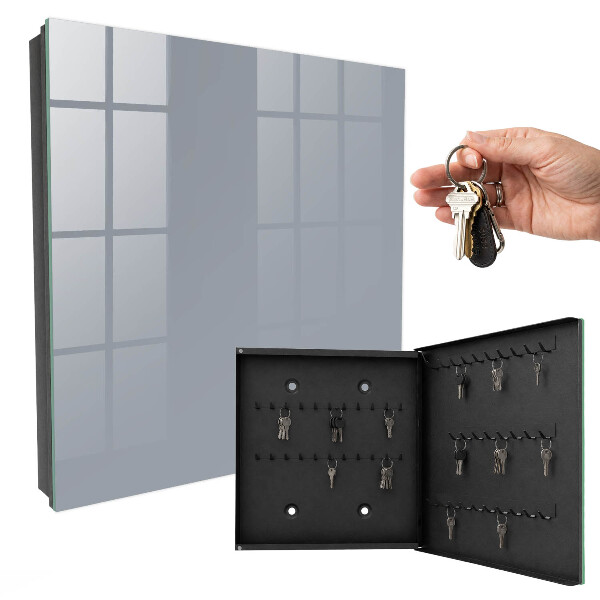 Caja para llaves de color gris