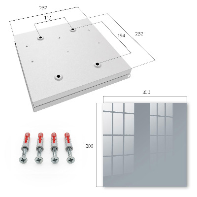 Caja para llaves de color gris