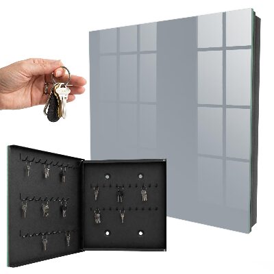 Caja para llaves de color gris