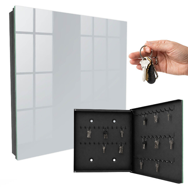 Caja para llaves de color gris claro