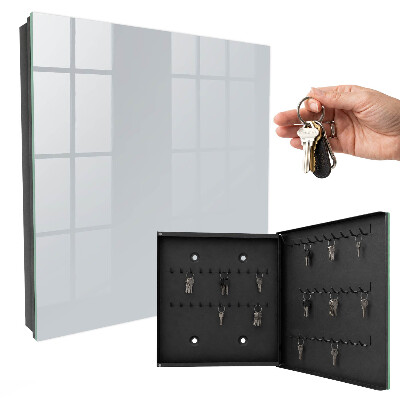 Caja para llaves de color gris claro