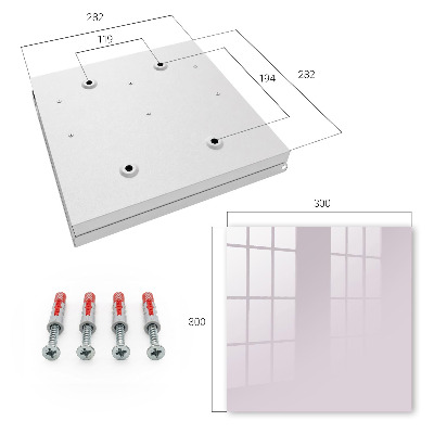 Caja para llaves de color morado claro
